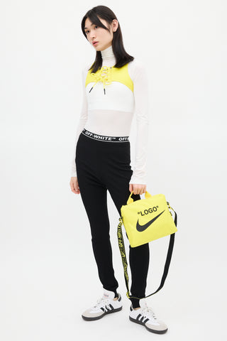 Off-White X Nike Yellow 
Black Chest Bag