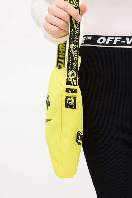 Off-White X Nike Yellow 
Black Chest Bag