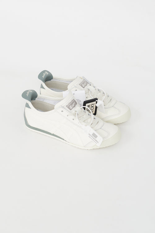 Onitsuka Tiger Cream Leather Mexico 66 Sneaker