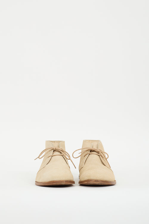 Opening Ceremony Beige Suede Desert Boot