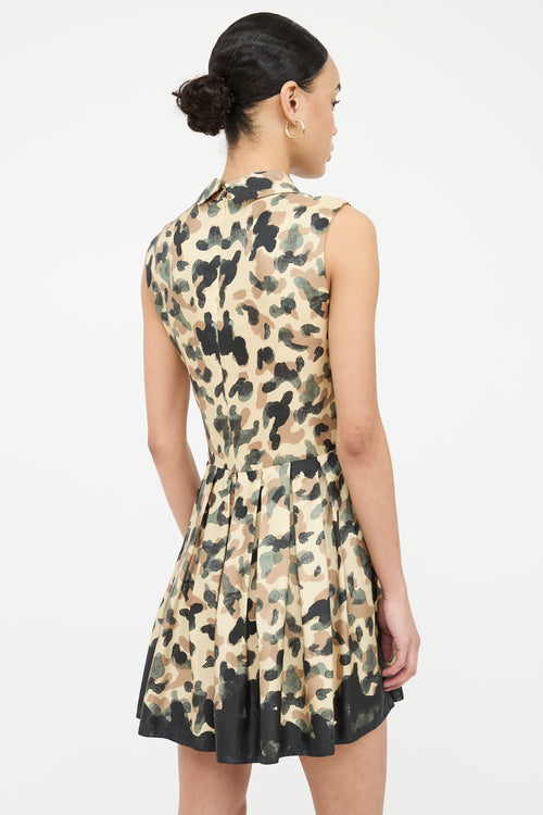 Opening Ceremony Patterned Pleated Dress