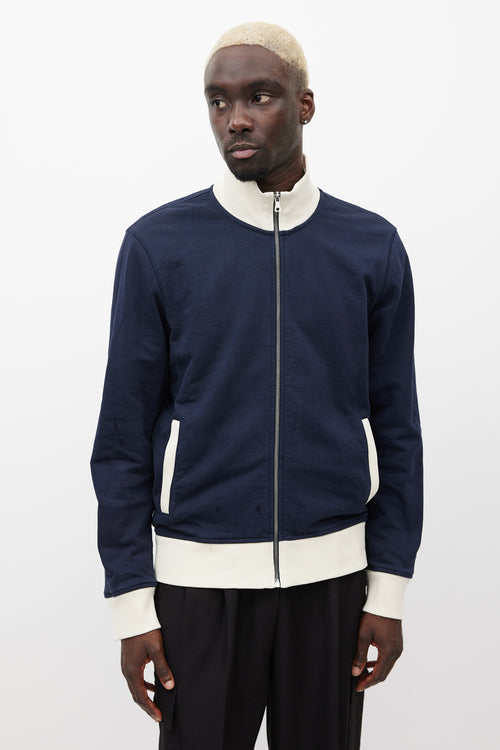 Orlebar Brown Navy 
Cream Track Jacket