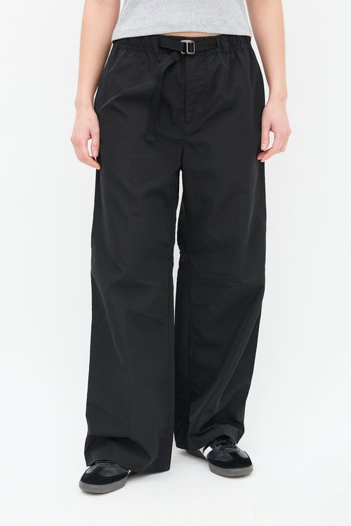 Our Legacy Black Nylon Wander Trouser