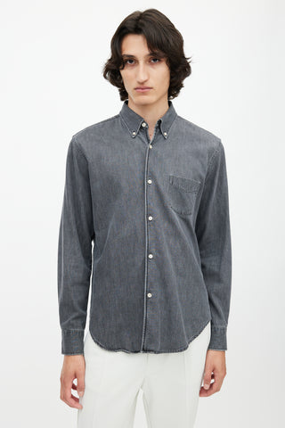 Our Legacy Black Stonewash Shirt