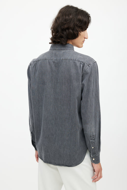 Our Legacy Black Stonewash Shirt