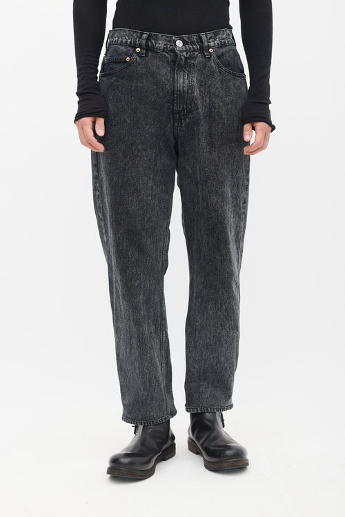 Our Legacy Black Woven Formal Cut Jeans