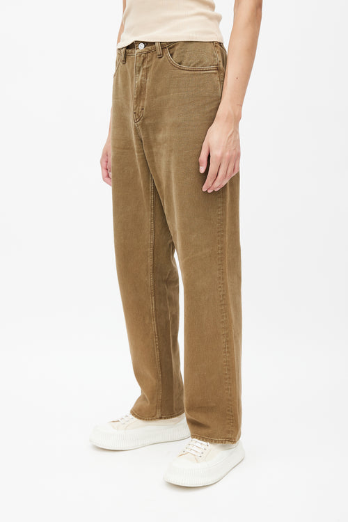 Our Legacy Brown Formal Cut Denim Jeans