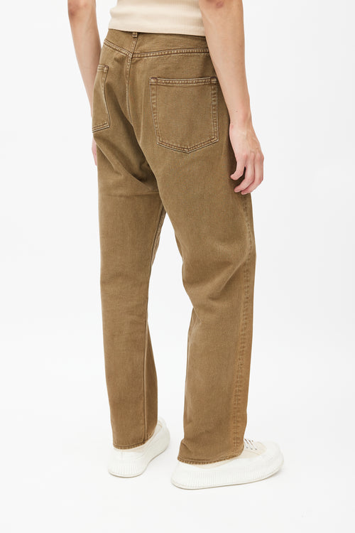 Our Legacy Brown Formal Cut Denim Jeans