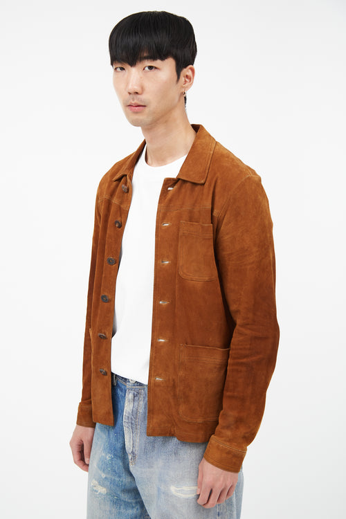 Our Legacy Brown Suede Jacket