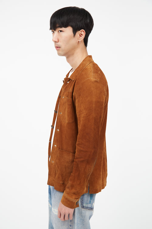 Our Legacy Brown Suede Jacket