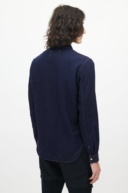 Our Legacy Navy Zip Top