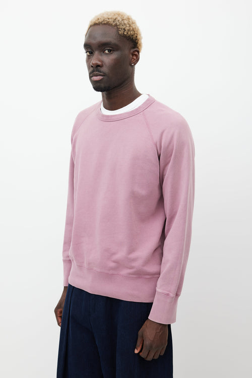 Our Legacy Pink Raglan Sweatshirt