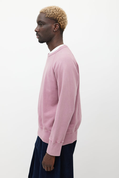 Our Legacy Pink Raglan Sweatshirt