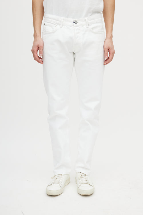 Our Legacy White First Cut Slim Jeans