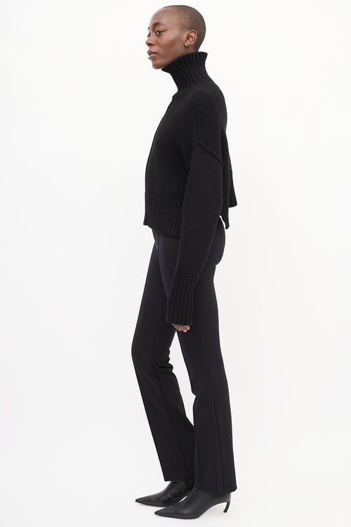 Peter Do SS 2021 Black Turtleneck Sweater