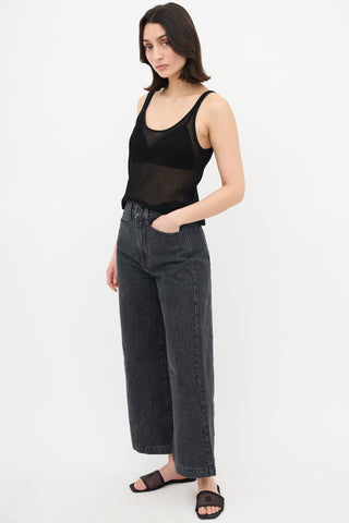 Proenza Schouler Wide Leg Crop Jeans