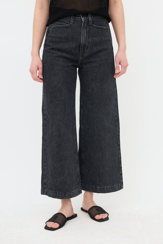 Proenza Schouler Wide Leg Crop Jeans