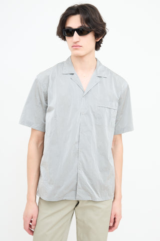 Paa Grey Nylon Short Sleeve Shirt