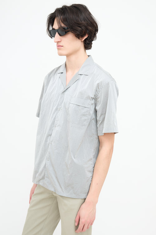 Paa Grey Nylon Short Sleeve Shirt