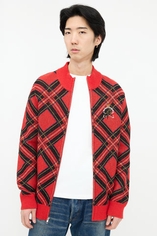 Palace Double Cross Knit Jacket