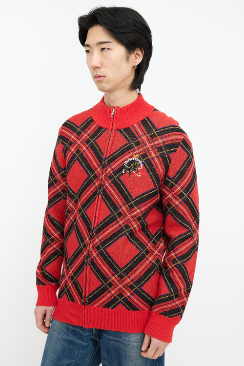 Palace Double Cross Knit Jacket