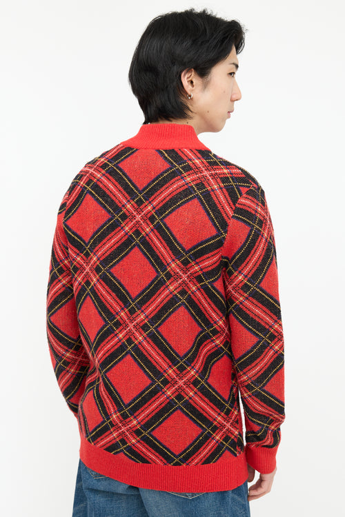 Palace Double Cross Knit Jacket