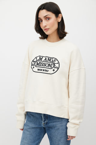 Palm Angels x Missoni Cream 
Black Sweater