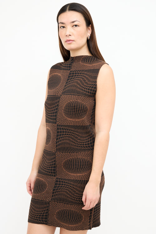 Paloma Wool Brown 
Black Helios Dress