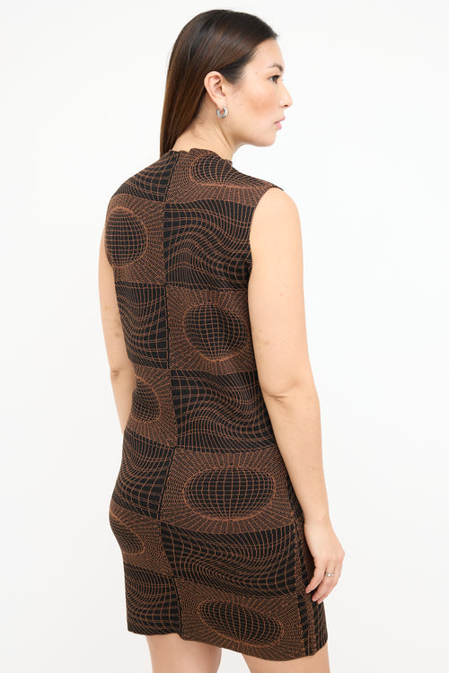 Paloma Wool Brown 
Black Helios Dress