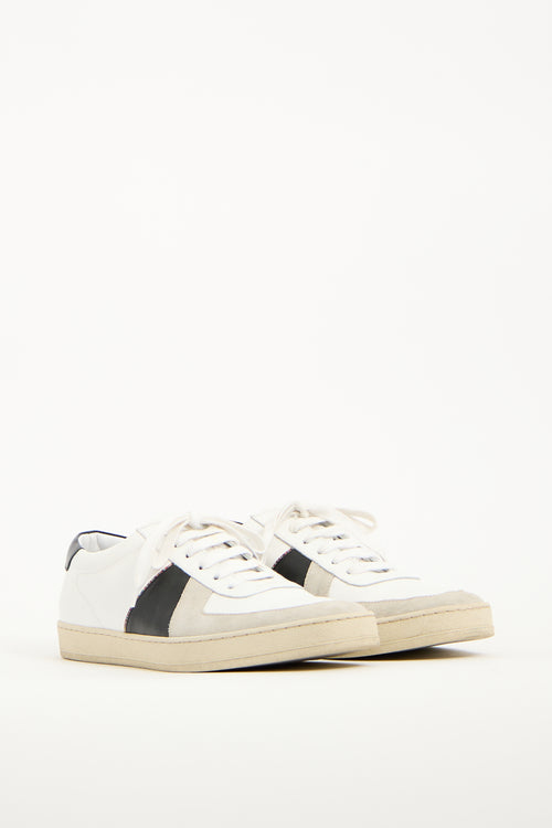 Paul Smith White Leather Harkin Sneaker