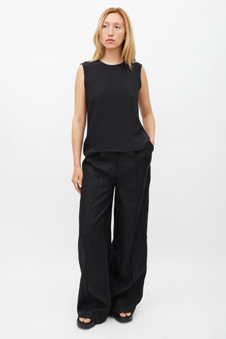 Peter Cohen Black 
Gold Silk Top