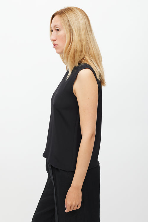 Peter Cohen Black 
Gold Silk Top