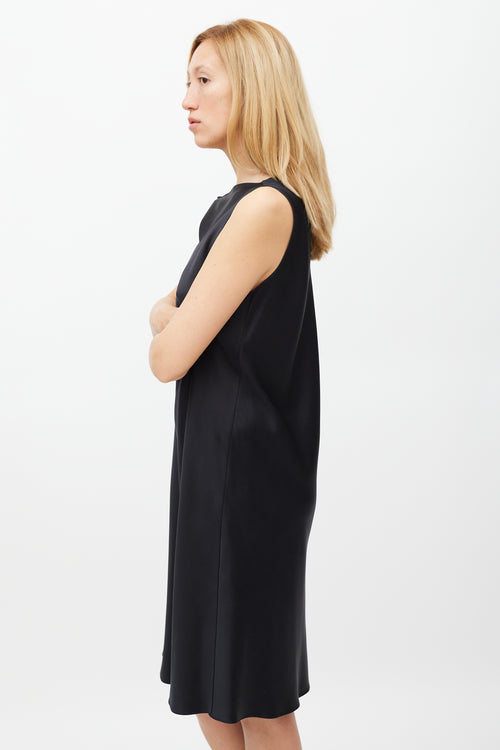 Peter Cohen Black Silk Dress