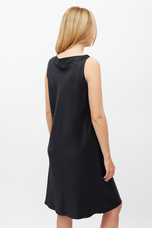 Peter Cohen Black Silk Dress