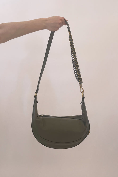 Marc Jacobs Green Leather Eclipse Shoulder Bag