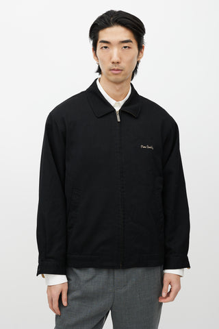 Pierre Cardin Black Zip Up Coach Jacket