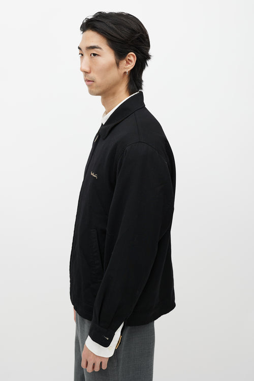 Pierre Cardin Black Zip Up Coach Jacket