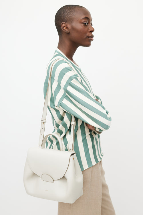 Polene Cream Numero Un Leather Bag