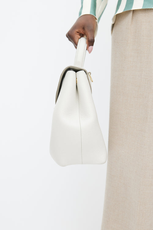 Polene Cream Numero Un Leather Bag