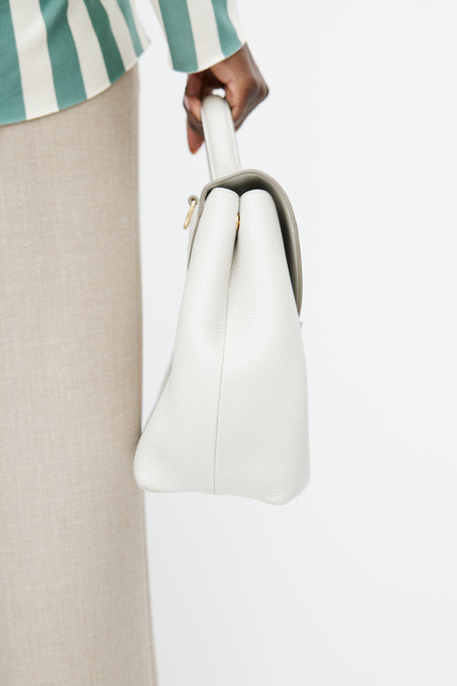 Polene Cream Numero Un Leather Bag