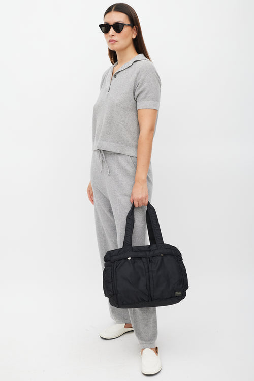 Porter Black Nylon Tote