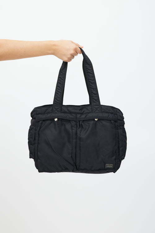 Porter Black Nylon Tote