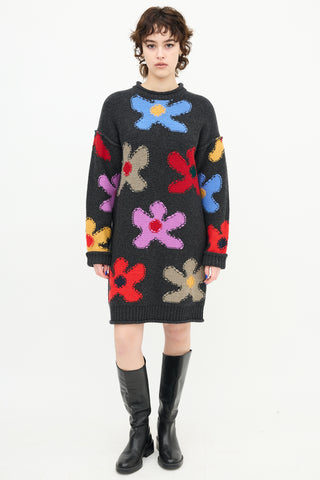 Ports 1962 Floral Knit Sweater