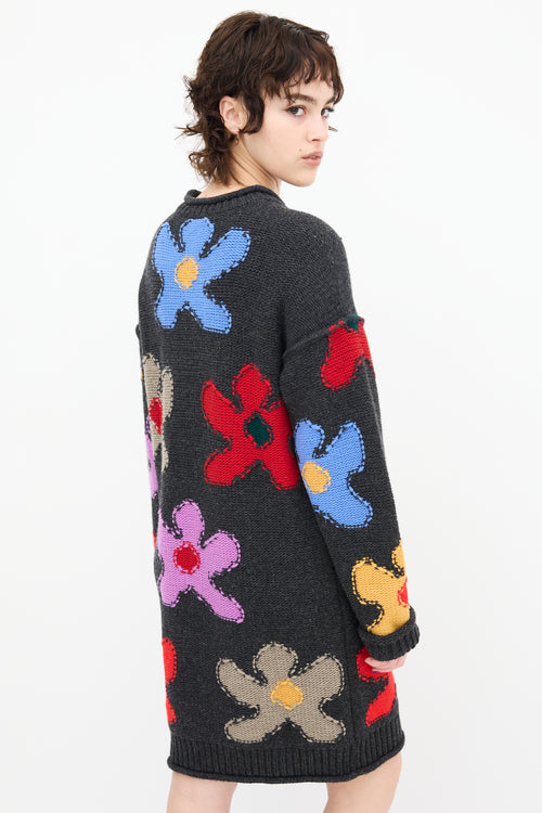 Ports 1965 Floral Knit Sweater