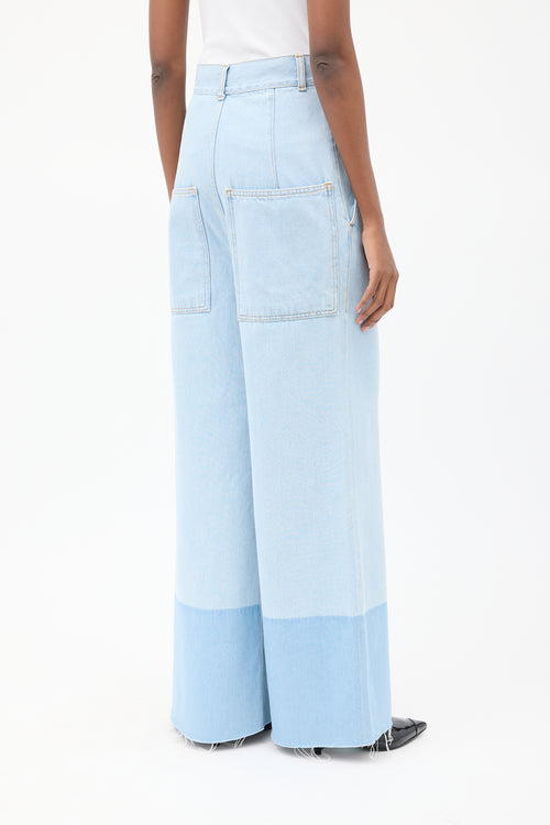 Ports 1961 Light Wash Wide Leg Jeans