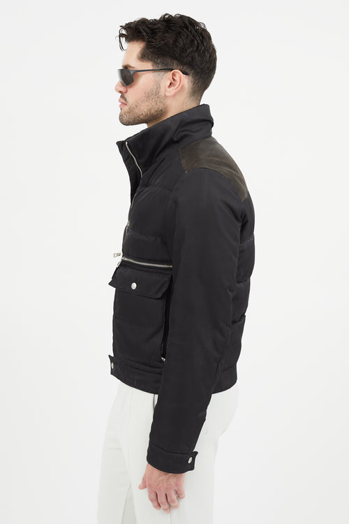 Prada 2010 Black Nylon Down Jacket