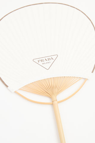 Prada 2025 Seashell Painted Fan