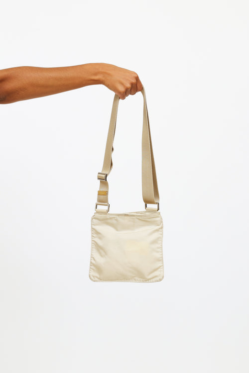 Prada Beige Tessuto Crossbody Bag