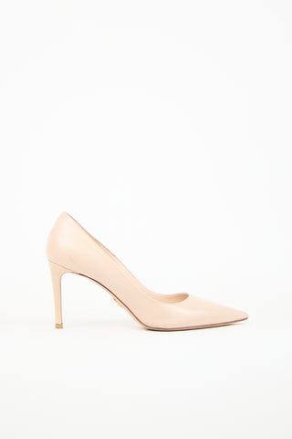 Prada Beige Patent Leather Pump