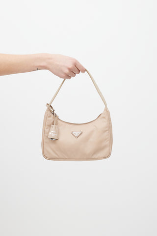 Prada Beige Re-Nylon Re-Edition 2000 Bag